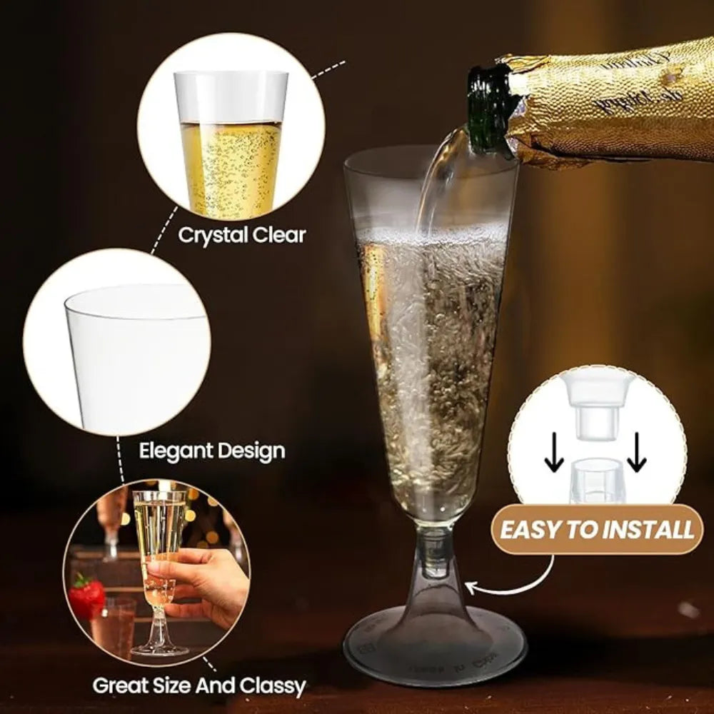 Plastic Champagne Glass